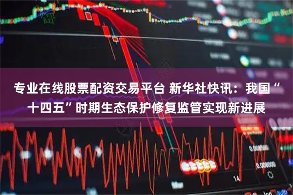 专业在线股票配资交易平台 新华社快讯：我国“十四五”时期生态保护修复监管实现新进展